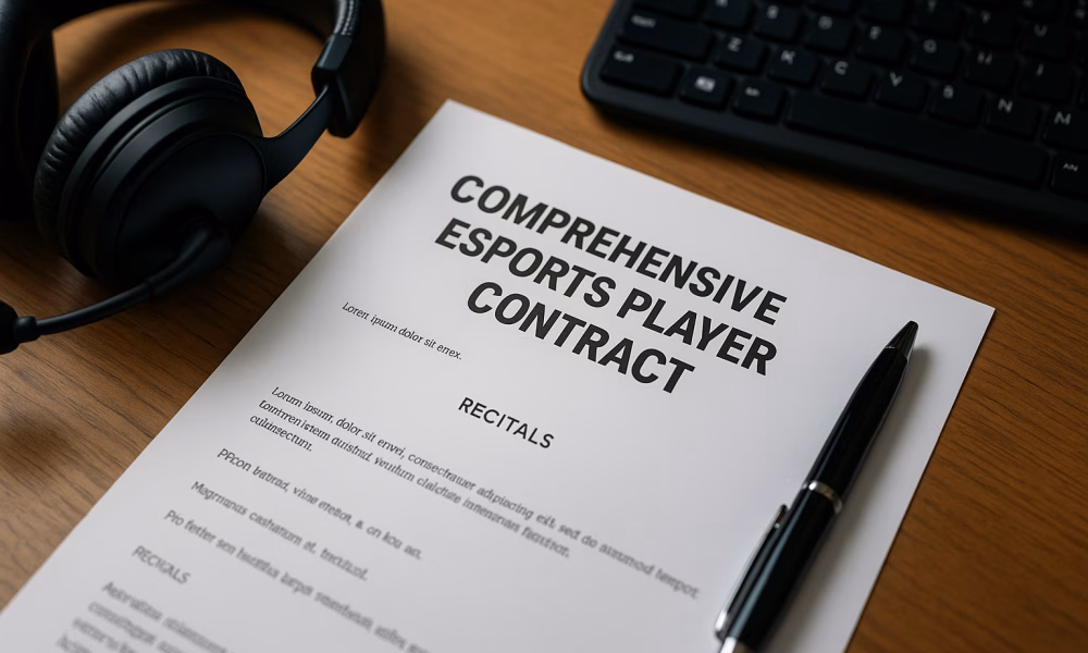 Professional Esports Player Contract