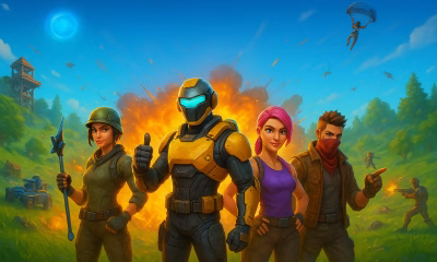 Fortnite-style digital graphic