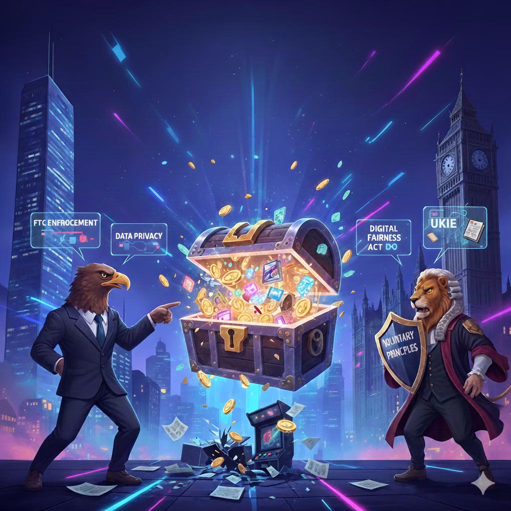 The $15 Billion Loot Box Challenge: Comparing US, UK, and EU Regulatory Strategies