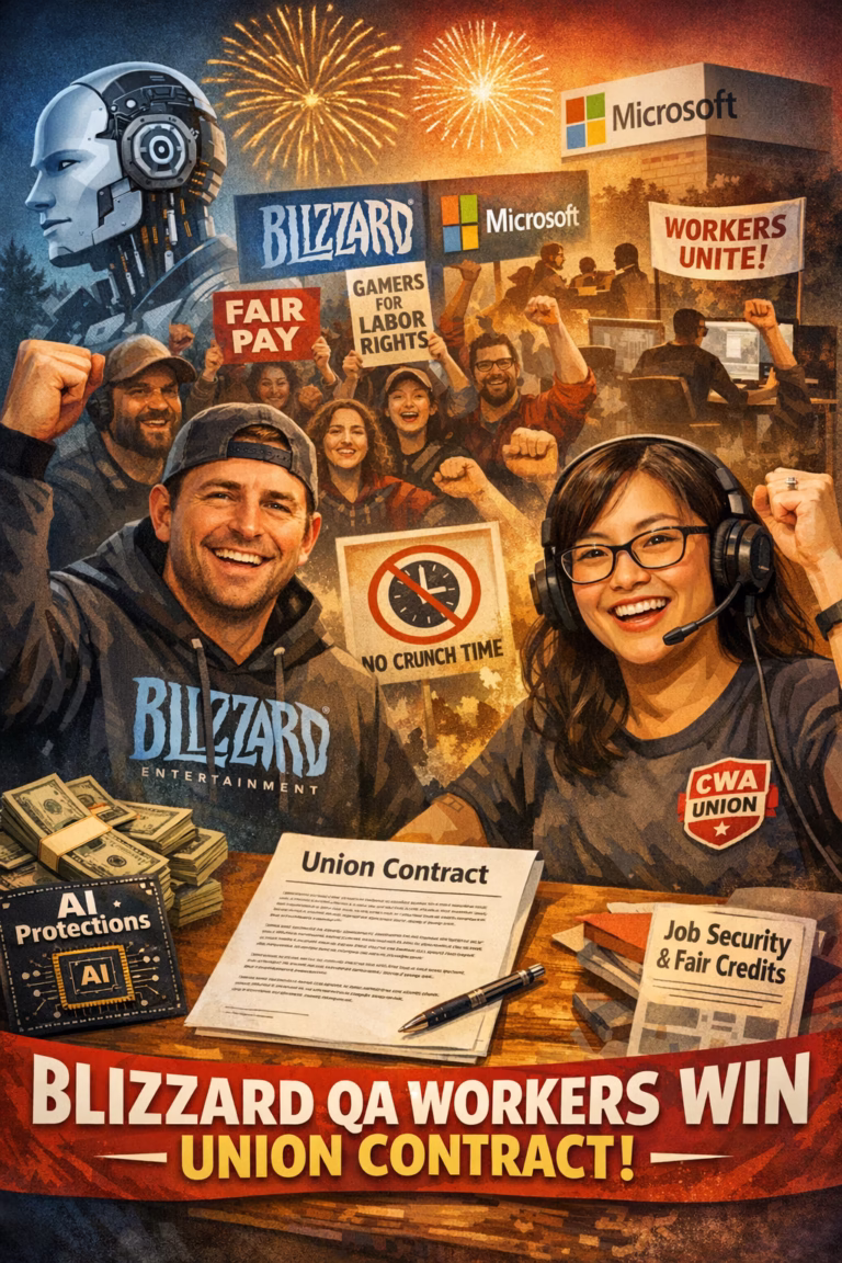 Blizzard QA Workers Ratify Historic Union Contract with Microsoft: AI Protections, Wage Increases, and the Future of Gaming Labor