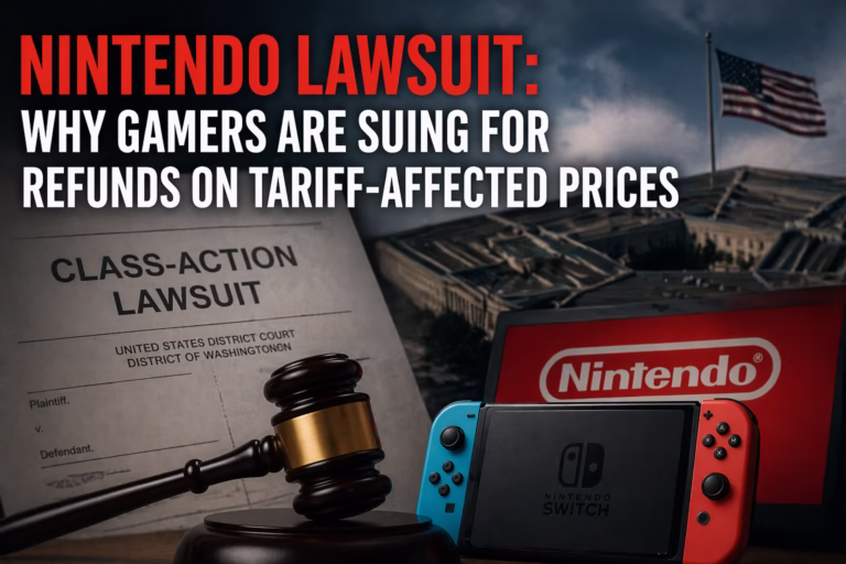Nintendo Lawsuit: Why Gamers Are Suing for Refunds on Tariff-Affected Prices