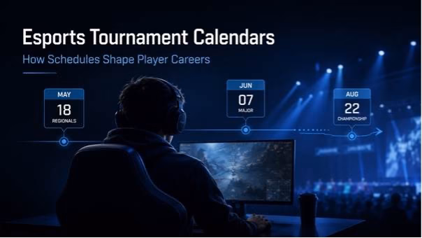 Esports player reviewing tournament schedule